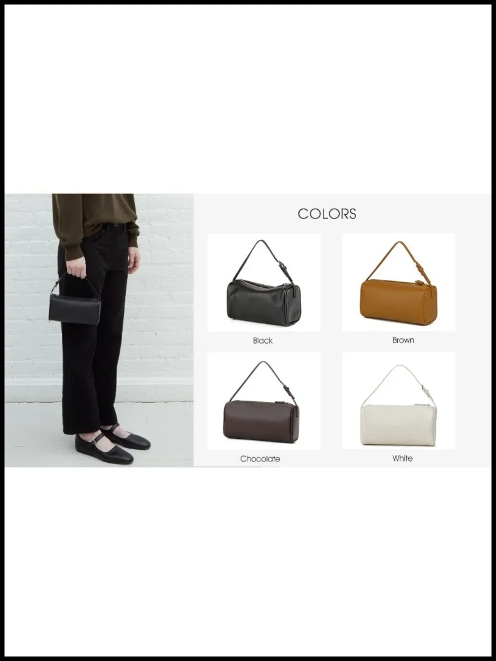 Premium Full-Grained Leather Hobo Crossbody Bag with Adjustable Strap